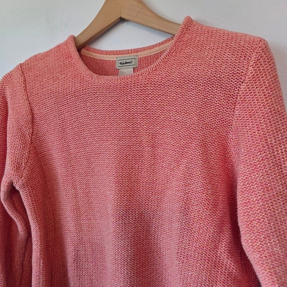 LL Bean Women's Coral Crewneck Pullover sweater - Small - Picture 3 of 5
